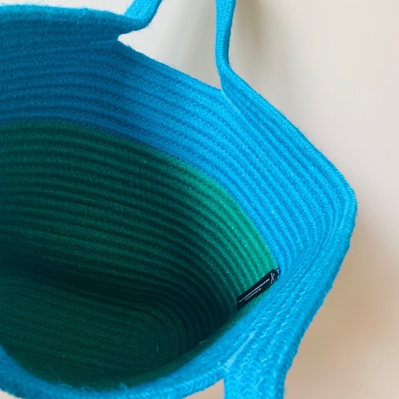 UO Color-block Straw Tote - Picture 8 of 8